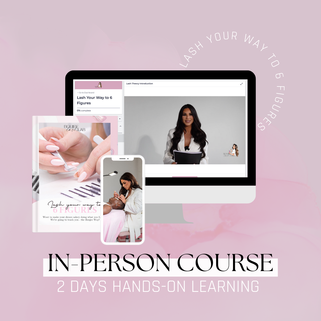 Lash Your Way to 6 Figures - 2 Day In-Person 1:1 Course + Full Kit